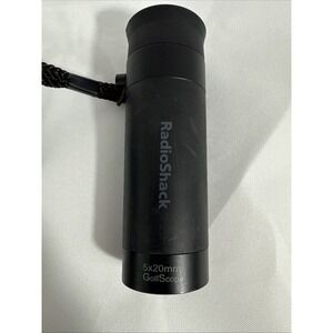 Golf Scope Range Finder‎ Manual Vintage W/ Pouch, Wrist Strap Radio Shack 5X20mm